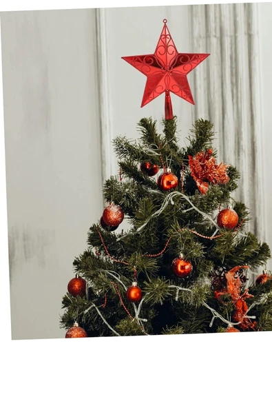 Laviyosa Yılbaşı Ağaç Başlığı Süslemeleri Ağaç Tepeliği - Resim 4