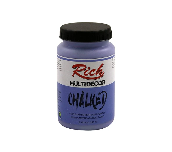 Rich Multi Decor Chalked Boya 250 Ml Eskimiş Mor 4536