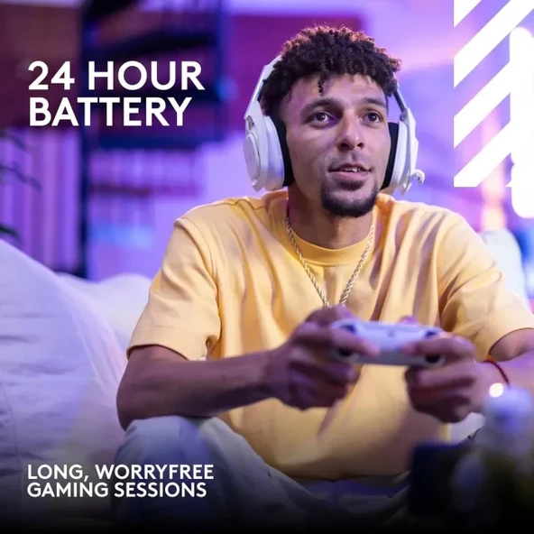 Logitech G Astro A50 X LIGHTSPEED Kablosuz Oyun Kulaklığı + Baz İstasyonu - 10