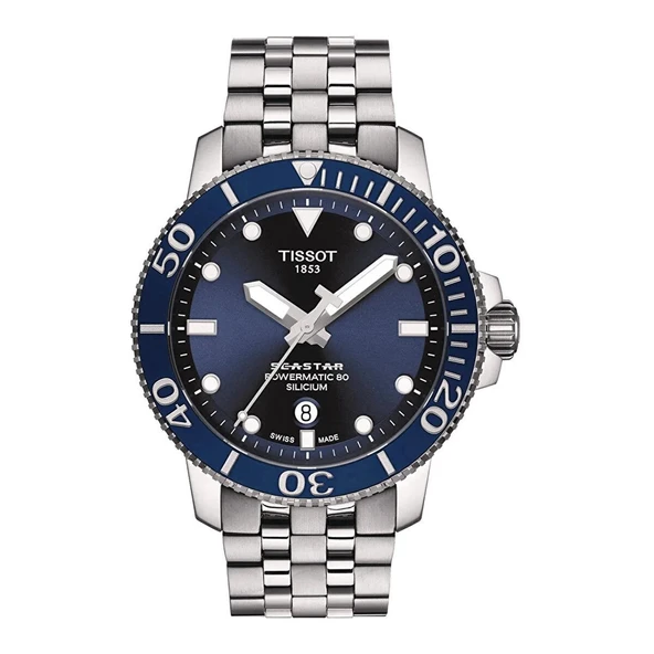 Tissot Seastar 1000 Powermatic 80 T1204071104101 Erkek Kol Saati T120.407.11.041.01