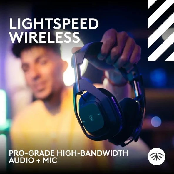 Logitech G Astro A50 X LIGHTSPEED Kablosuz Oyun Kulaklığı + Baz İstasyonu - 10