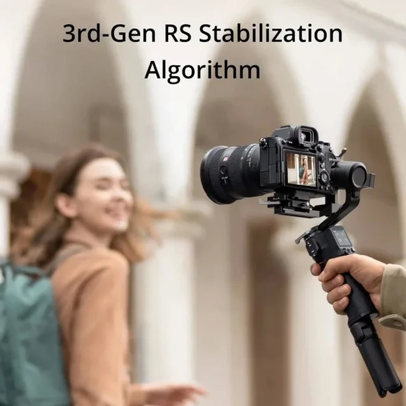 DJI RS 3 Mini 3 Eksenli Aynasız Gimbal Hafif Sabitleyici - 4