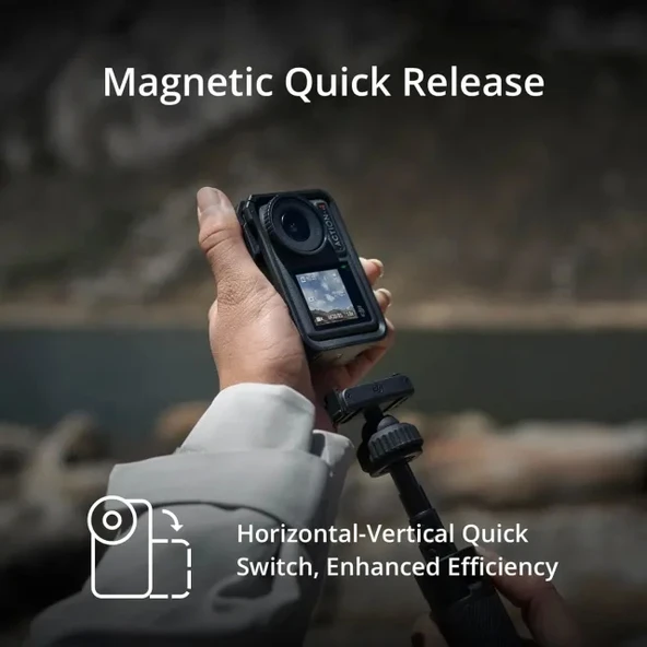 DJI Osmo Action 4 Standart Kombo - 4K/120 fps Su Geçirmez Aksiyon Kamerası - 3