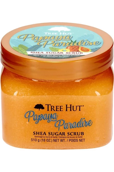 Tree Hut Papaya Paradise Shea Sugar Scrub Vücut Peelingi 510GR - 4