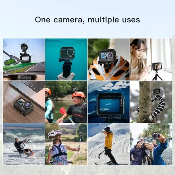 SJCAM SJ11 Aktif HDR Yükseltilmiş 4K30FPS WiFi Aksiyon Kameraları - 6