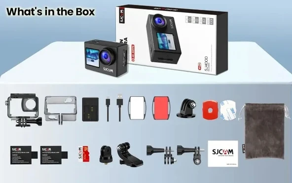 SJCAM Yükseltilmiş SJ4000 4K30FPS WiFi Aksiyon Kamerası - 6
