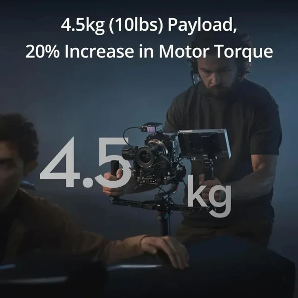 DSLR ve Sinema Kameraları için DJI RS 4 Pro 3 Eksenli Gimbal Sabitleyici - 3