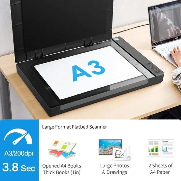 VIISAN VF3240 Geniş Formatlı Düz Yataklı Tarayıcı - 2