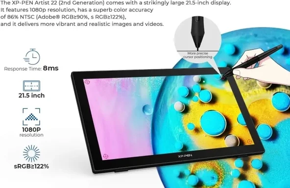 XP Pen Artist 24 Pro Çizim Monitörü 2K QHD Çizim Kalemi - 2