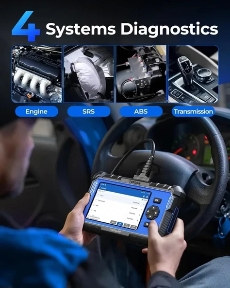 TOPDON Yükseltilmiş AD600 OBD2 Tarayıcı - 3