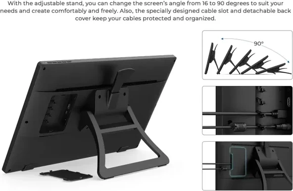 XP Pen Artist 24 Pro Çizim Monitörü 2K QHD Çizim Kalemi - 6