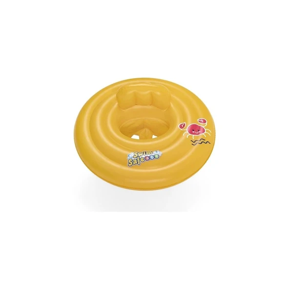 BESTWAY DENİZ SİMİDİ BABY FLOAT OTURAKLI SARI 70CM NO32096 - 4