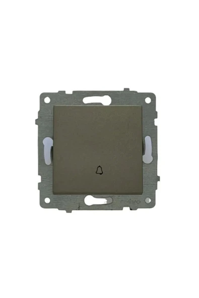 Vip Aydınlatma Ovivo Antrasit Zil Anahtarı ÇERÇEVESİZ 120 ADET (KOLİ BAZINDA) ürün görseli 1