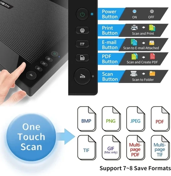 VIISAN VF3240 Geniş Formatlı Düz Yataklı Tarayıcı - 4
