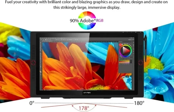 XP Pen Artist 24 Pro Çizim Monitörü 2K QHD Çizim Kalemi - 6