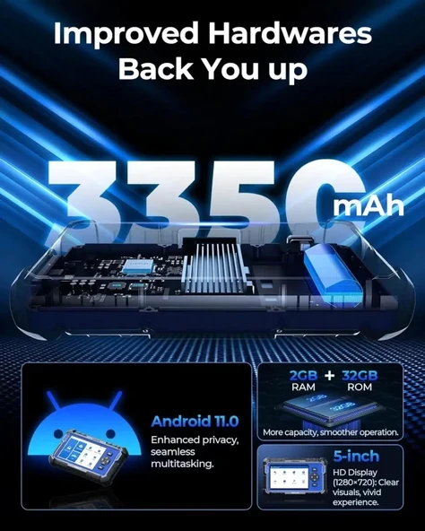 TOPDON Yükseltilmiş AD600 OBD2 Tarayıcı - 5