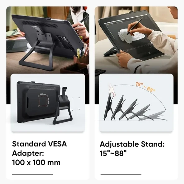 XP Pen Artist 24 Pro Çizim Monitörü 2K QHD Çizim Kalemi - 10