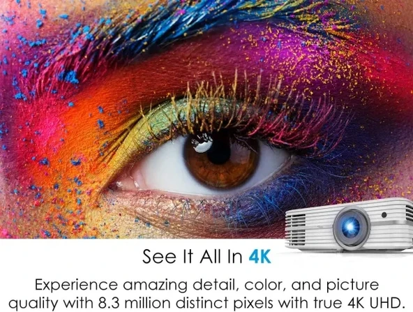 Optoma UHD55 4K Ultra HD DLP Ev Sineması ve Oyun Projektörü - 3