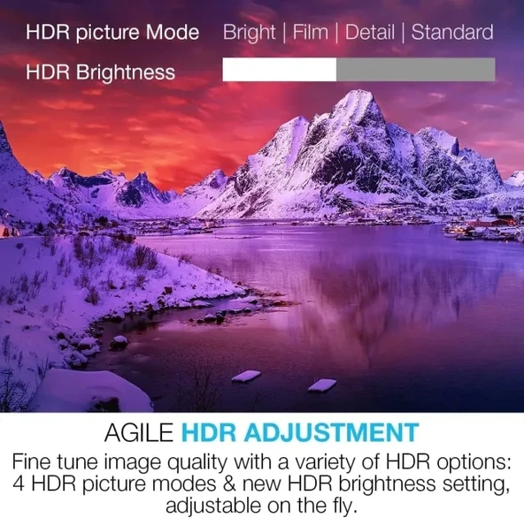 Optoma UHZ45 4K UHD Lazer Ev Sineması ve Oyun Projektörü - 7