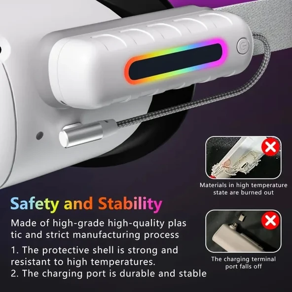 Oculus Quest 2 için Pil Paketi - 6