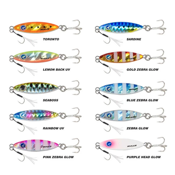 RYUJI ZUBY 3GR JIG YEM  Standart BLUE ZEBRA GLOW