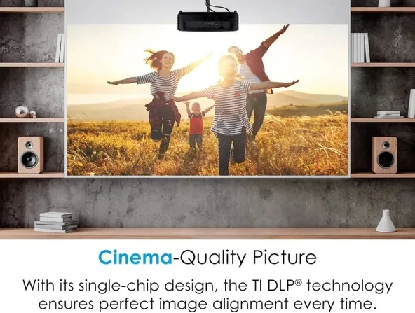Optoma HZ40HDR Lazer Ev Sineması ve Oyun Projektörü - 10
