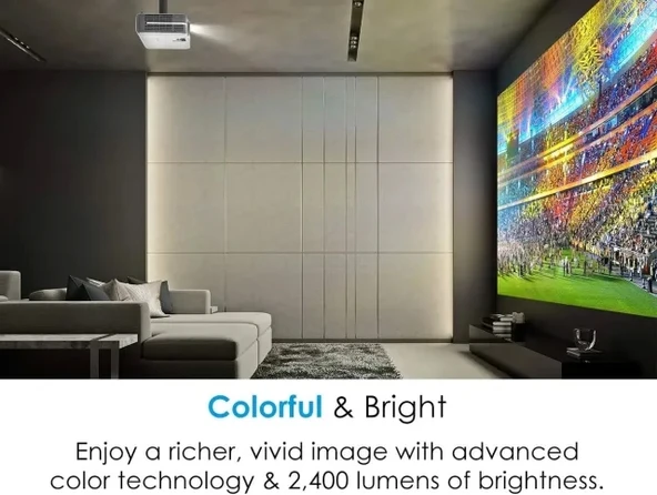 Optoma UHD55 4K Ultra HD DLP Ev Sineması ve Oyun Projektörü - 4