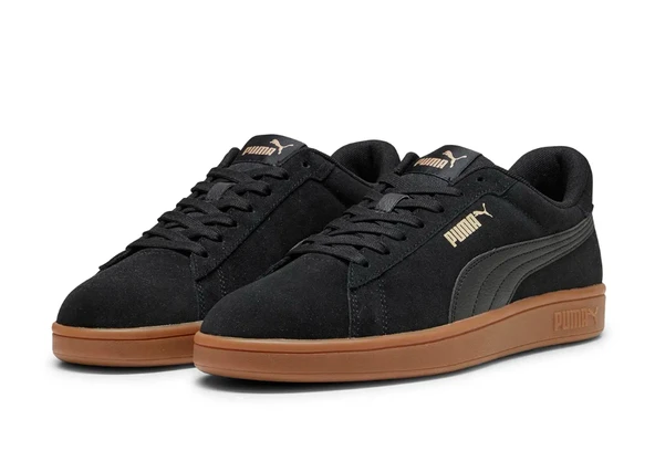 Puma Smash 3.0 Unisex Siyah Sneaker Ayakkabı 390984-10 - 2