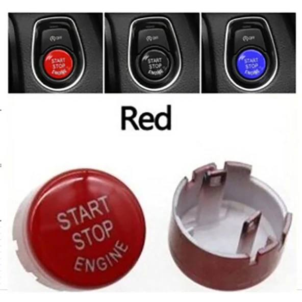 61319153831 START STOP DUGME KAPAGI KIRMIZI  BMW F10 LCI F07 F06 F11 F12 F13 F01 LCI