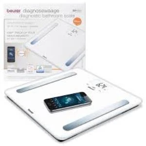BEURER BF 600 PURE BEYAZ Terazi Diyagnoz Baskül Bluetooth Kullanımlı 180 kg