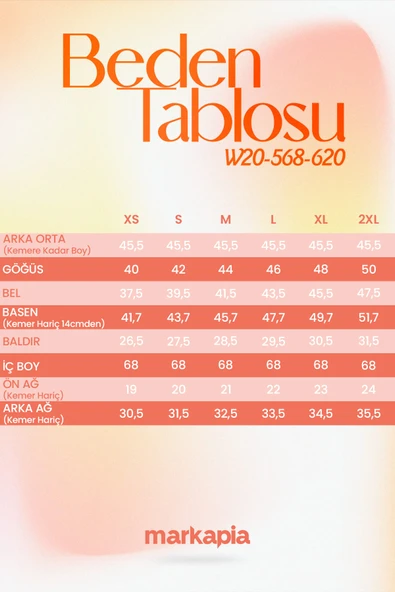 Kadın Mavi Jean Tulum Pantolon - 9