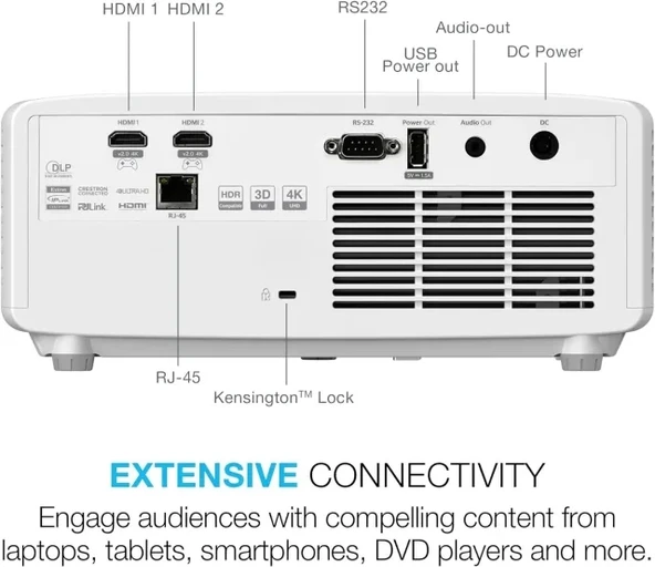 Optoma UHZ45 4K UHD Lazer Ev Sineması ve Oyun Projektörü - 4