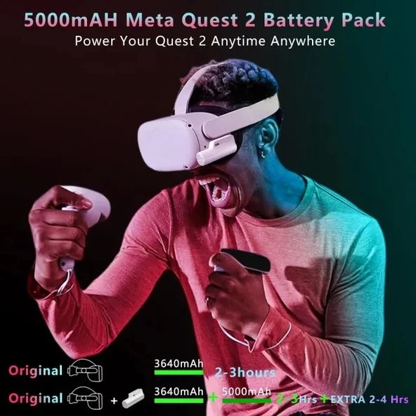 Oculus Quest 2 için Pil Paketi - 3