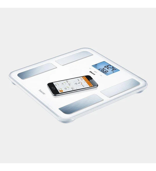 BEURER BF 600 PURE BEYAZ Terazi Diyagnoz Baskül Bluetooth Kullanımlı 180 kg - 3