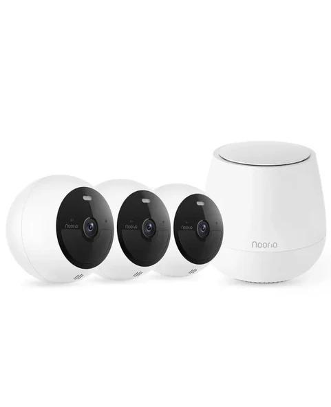 Noorio Ev Güvenlik Sistemi Smart Hub x1, B211 Kamera x3
