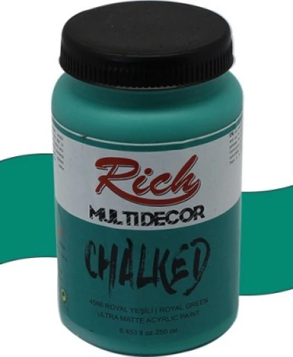 Rich Multi Decor Chalked Boya 250 Ml Royal Yeşili 4566 - Resim 3