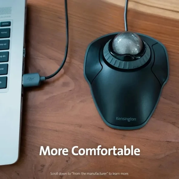Kensington Orbit Kaydırma Halkalı İztopu Kablolu Mouse - 3
