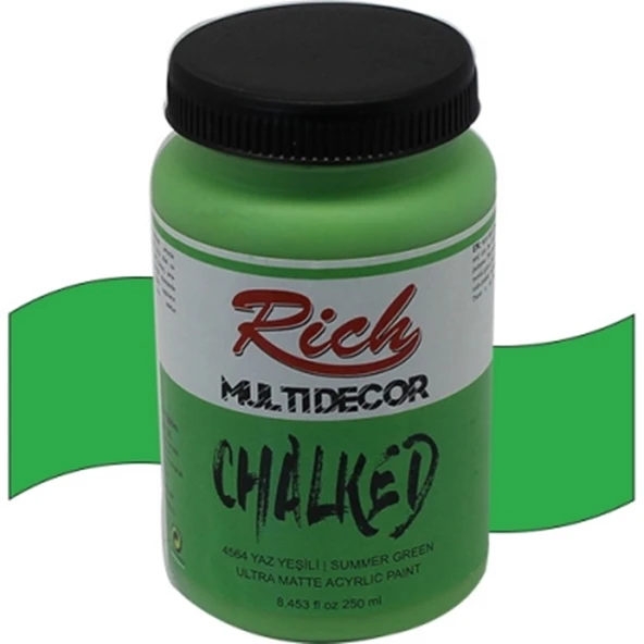 Rich Multi Decor Chalked Boya 250 Ml Yaz Yeşili - Resim 2