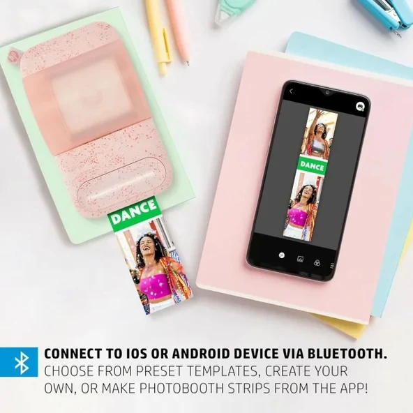 HP Sprocket Panorama Instant Taşınabilir Renkli Etiket ve Fotoğraf Yazıcısı - 5