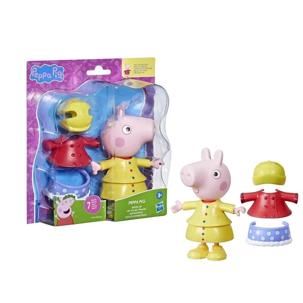 F8859 Peppa Pig ve Ailesi Kıyafetli Figür Seti +3 yaş - 2