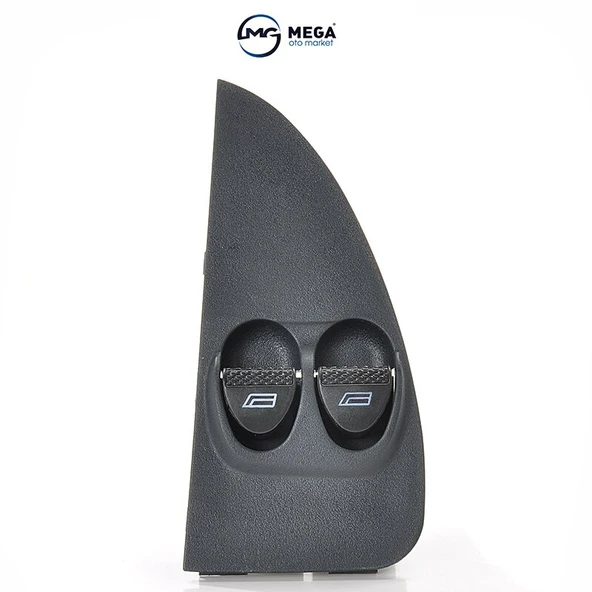Mega Oto Market Sol Çiftli Cam Düğmesi Anahtarı Palio Van ile uyumlu
