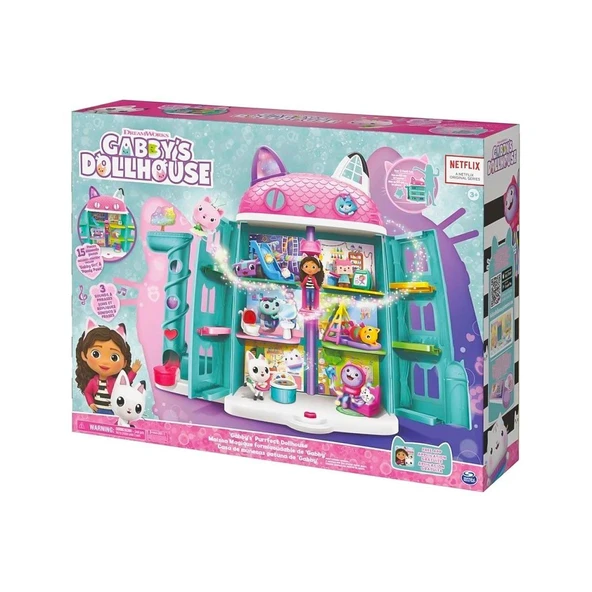 70742 Gabbys Dollhouse Festival Evi Eğlenceli Müzikli Oyun Seti 63 cm -Spinmaster ürün görseli