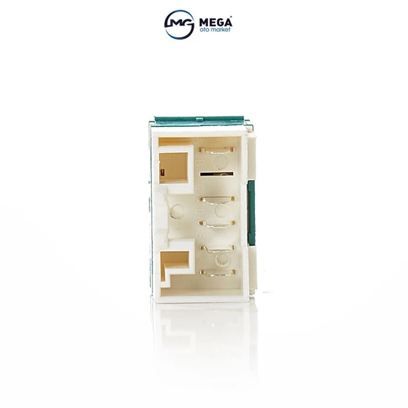 Mega Oto Market Sol Dış Cam Düğmesi Anahtarı Fiat Doblo ile uyumlu - 2