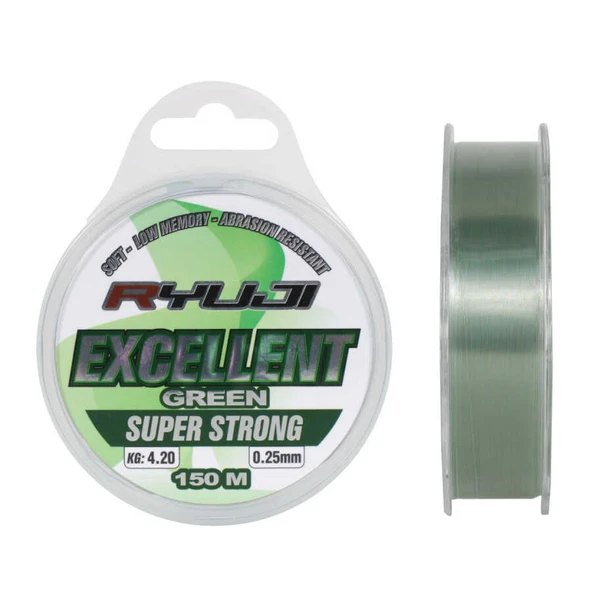 RYUJI EXCELLENT 150M GREEN MİSİNA  Standart 0,50