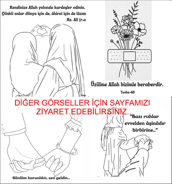 ÇİFT BOY ÖLÇME TUVAL BOYAMA SETİ (T12) - 3
