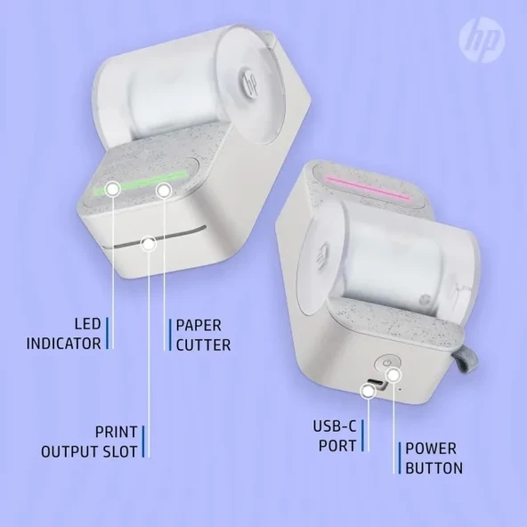 HP Sprocket Panorama Instant Taşınabilir Renkli Etiket ve Fotoğraf Yazıcısı Başlangıç Paketi - 5