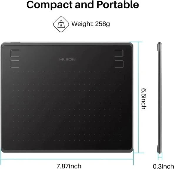 HUION HS64 Başlangıç Seviyesi Çizim Grafik Tableti - 8