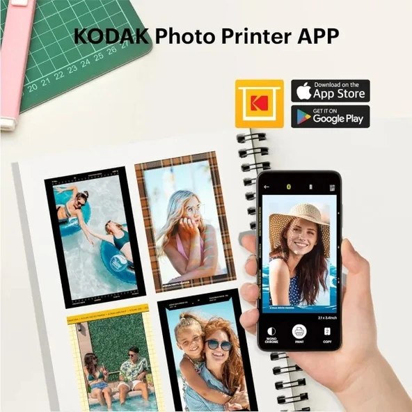 KODAK Mini 3 Retro 4PASS Taşınabilir Fotoğraf Yazıcısı - 10
