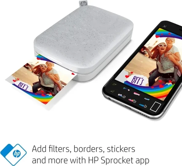 HP Sprocket Taşınabilir 2x3" Anında Fotoğraf Yazıcısı - 2