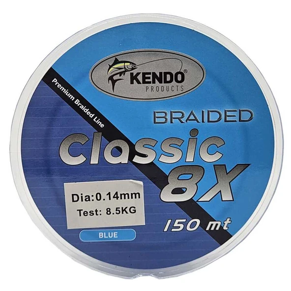 Kendo Classic 8X 150m Blue Örgü İp  0.08mm - 2